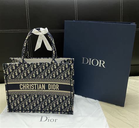 small Dior book tote price